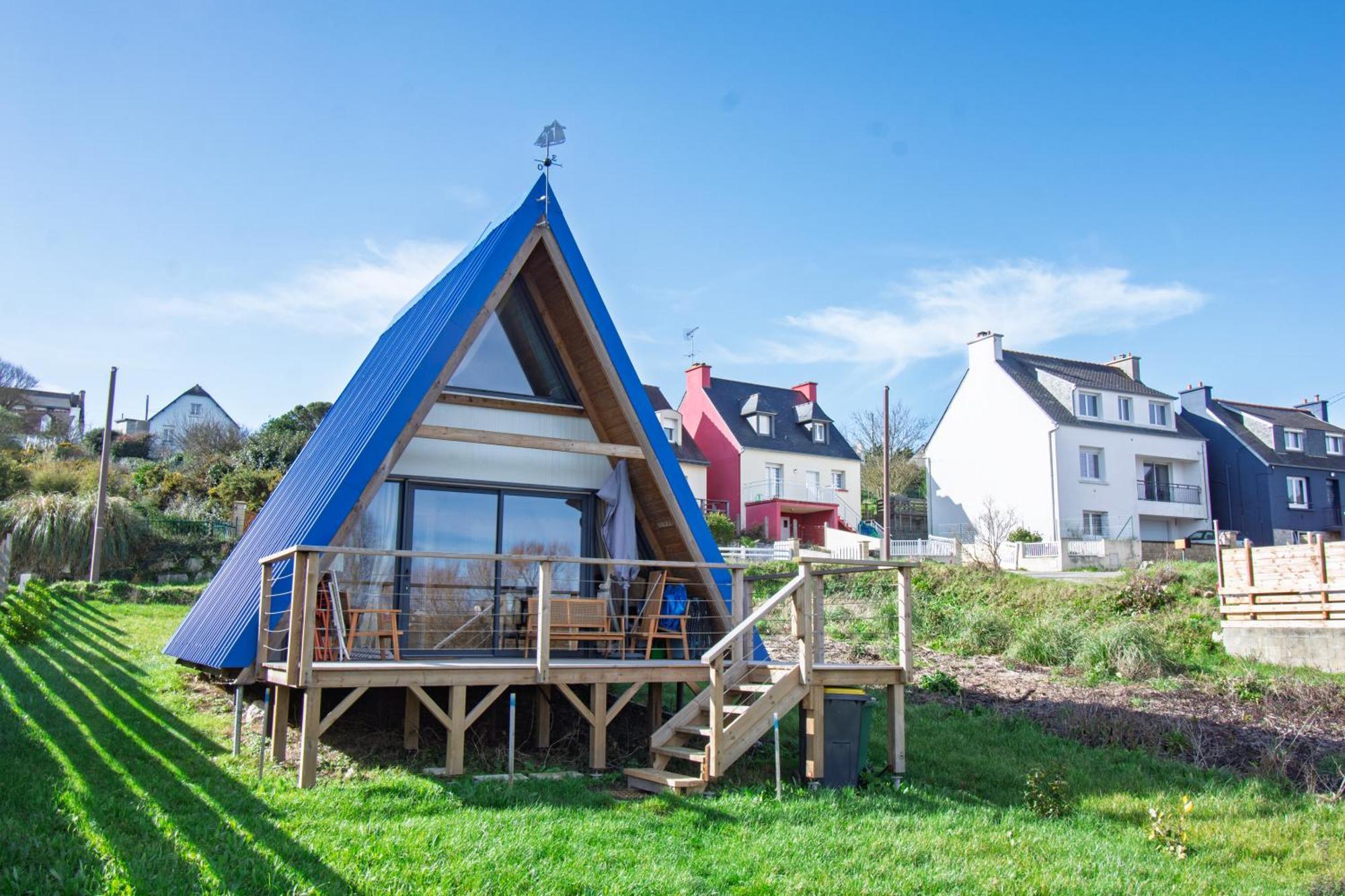 卡马雷Le Tipi Bleu Tiny House Neuve Avec Terrasse Et Jardin别墅 外观 照片