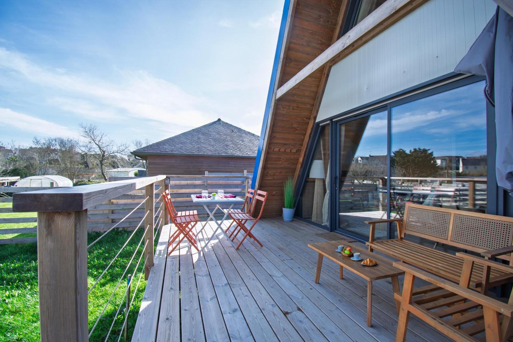 卡马雷Le Tipi Bleu Tiny House Neuve Avec Terrasse Et Jardin别墅 外观 照片