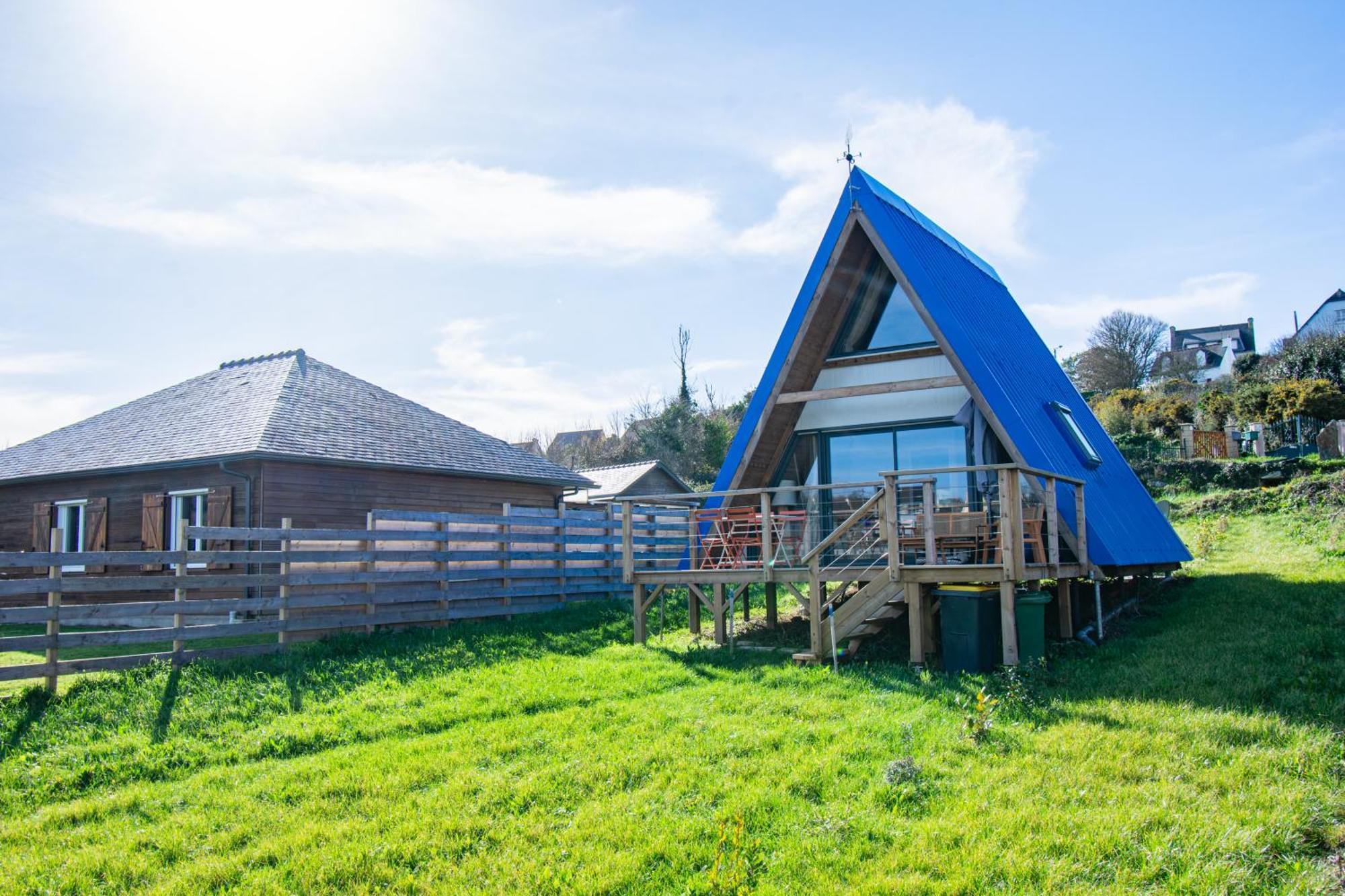 卡马雷Le Tipi Bleu Tiny House Neuve Avec Terrasse Et Jardin别墅 外观 照片